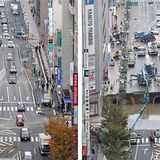 福岡駅前の陥没道路、通行再開＝避難勧告も解除－事故から１週間