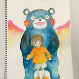 能年玲奈、単なるメンヘラじゃなかった　“くまモン頑張れ絵”に大反響「素晴らしい絵」「ジーンときた」