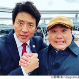 極楽とんぼ・山本圭壱 　“同級生”の松岡修造とガッチリ握手