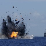 陸上自衛隊が地対艦ミサイルで米海軍戦車揚陸艦を撃沈！