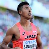 男子100m予選 サニブラウン9秒98で3大会連続の準決勝進出