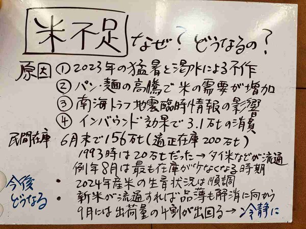 国民・玉木代表“令和の米騒動”を農水省＆集荷団体にヒアリング　原因や今後を解説：コメント2